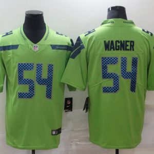 Men's Seattle Seahawks #54 Wagner Green Vapor Untouchable Limited Jersey