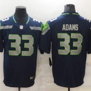 Men's Seattle Seahawks #33 Jamal Adams Blue Vapor Untouchable Limited Jersey