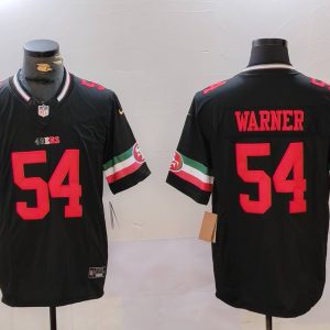 Men's San Francisco 49ers #54 Fred Warner Black F.U.S.E. Mexico Vapor Limited Jersey