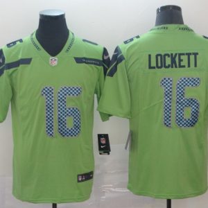 NFL Seattle Seahawks #16 Lockett Green Vapor Untouchable Limited NFL Jersey
