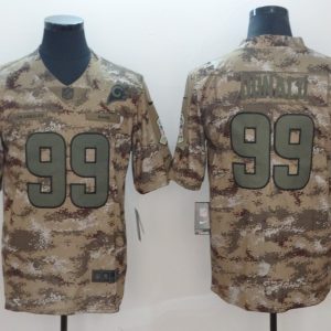 Nike Los Angeles Rams #99 Donald Camo Salute to Service Retired Player Limited Jersey