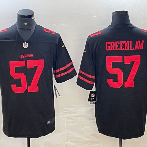 Men's San Francisco 49ers ##57 Greenlaw Black Vapor Untouchable Limited Jersey