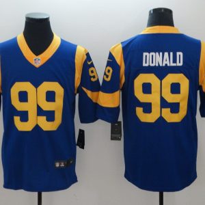NFL Los Angeles Rams #99 Donald Blue Vapor Untouchable Limited Jersey