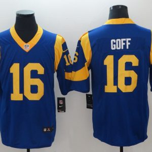 NFL Los Angeles Rams #16 Goff Blue Vapor Untouchable Limited NFL Jersey