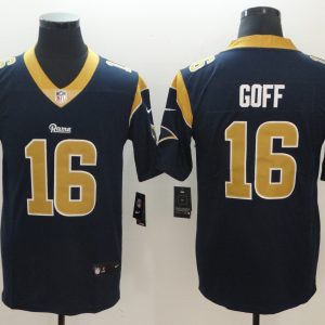 NFL Los Angeles Rams #16 Goff D.Blue Vapor Limited Jersey
