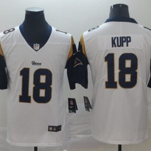NFL Los Angeles Rams #18 Kupp White Vapor Limited Jersey