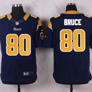 Nike St.Louis Rams #80 Bruce Blue Elite Jersey