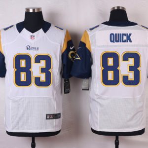 Nike St.Louis Rams #83 Quick White Elite Jersey