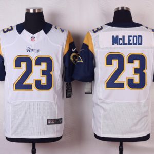 Nike St.Louis Rams #23 McLEOD White Elite Jersey