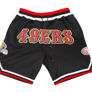 San Francisco 49ers Black Shorts