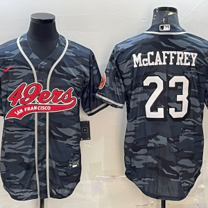 Men's San Francisco 49ers #23 Christian McCaffrey Fashion Baseball Nike Jersey