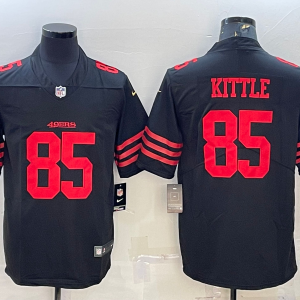 Men's San Francisco 49ers #85 George Kittle 2022 New Black Vapor Untouchable Limited Jersey