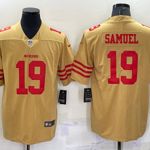 Men's San Francisco 49ers #19 Deebo Samuel Gold Inverted Legend Limited Jersey