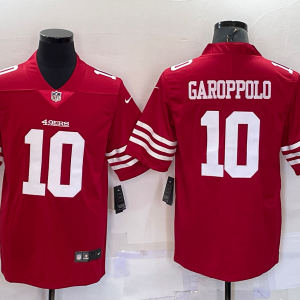 Men's San Francisco 49ers #10 Garoppolo 2022 New Red Vapor Untouchable Limited Jersey