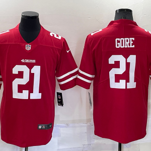 Men's San Francisco 49ers #21 Gore Red Vapor Untouchable Limited Jersey