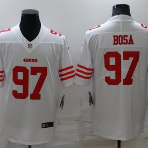 Men's San Francisco 49ers #97 Nike Bosa 2022 New White Vapor Untouchable Limited Jersey