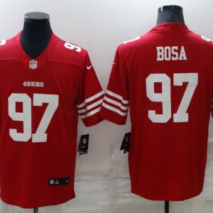 Men's San Francisco 49ers #97 Nike Bosa 2022 New Scarlet Vapor Untouchable Limited Jersey