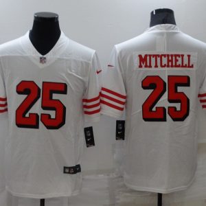 Men's San Francisco 49ers #25 Mitchell White Color Rush Limited Jersey