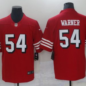 Men's San Francisco 49ers #54 Fred Warner Red Color Rush Limited Jersey