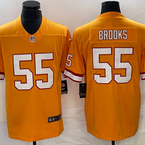 Men's Tampa Bay Buccaneers #55 Derrick Brooks Orange Throwback Vapor Untouchable Limited Jersey