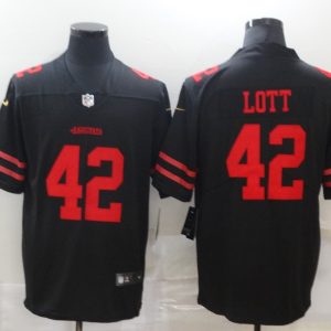 Men's San Francisco 49ers Ronnie Lott Black Vapor Untouchable Limited Jersey