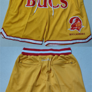 Tampa Bay Buccaneers Yellow Shorts (Run Smaller)