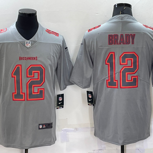 Men's Tampa Bay Buccaneers #12 Tom Brady Atmosphere Fashion Limited Jersey