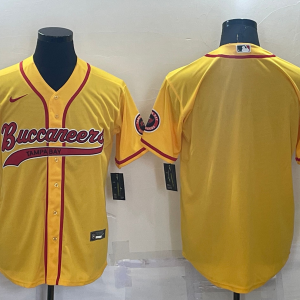 Men's Tampa Bay Buccaneers Yellow Baseball Nike Jersey