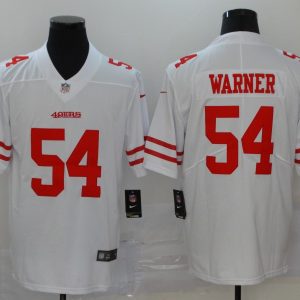 Nike San Francisco 49ers #54 Warner White Vapor Untouchable Limited Men's Jersey