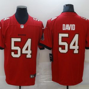 Men's Tampa Bay Buccaneers #54 David Red Vapor Untouchable Limited Jersey