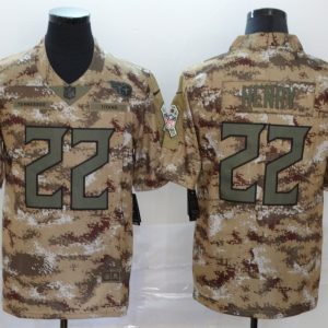 Men's Tennessee Titans #22 Derrick Henry Camo Salute to Service Limited Jersey