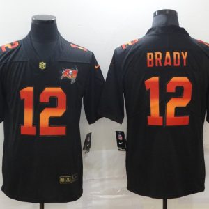 Men's Tampa Bay Buccaneers #12 Brady 2020 Black Fashion Limited Jersey