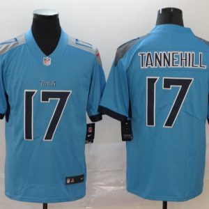 Men's Tennessee Titans #17 Ryan Tannehill Blue Vapor Untouchable Limited Jersey