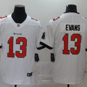 Men's Tampa Bay Buccaneers #13 Evans White Vapor Untouchable Limited Jersey