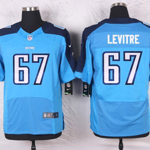 Nike Tennessee Titans #67 Levitre Blue Elite Jersey