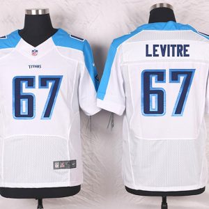 Nike Tennessee Titans #67 Levitre White Elite Jersey