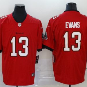 Men's Tampa Bay Buccaneers #13 Evans Red Vapor Untouchable Limited Jersey