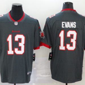 Men's Tampa Bay Buccaneers #13 Evans Grey Vapor Untouchable Limited Jersey