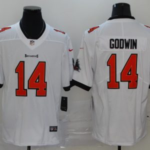 Men's Tampa Bay Buccaneers #14 Godwin White Vapor Untouchable Limited Jersey