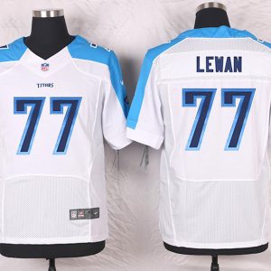 Nike Tennessee Titans #77 Lewan White Elite Jersey