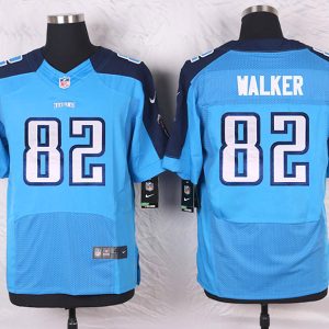 Nike Tennessee Titans #82 Walker Blue Elite Jersey