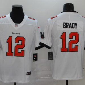 Men's Tampa Bay Buccaneers #12 Brady White Vapor Untouchable Limited Jersey