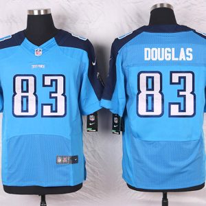 Nike Tennessee Titans #83 Douglas Blue Elite Jersey