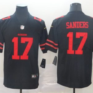 Men's San Francisco 49ers #17 Emmanuel Sanders Black Vapor Untouchable Limited Jersey