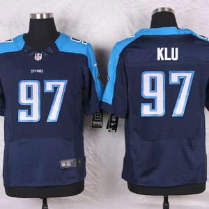 Nike Tennessee Titans #97 Klu D.Blue Elite Jersey