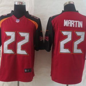2014 New Nike Tampa Bay Buccaneers 22 Martin Red Limited Jerseys
