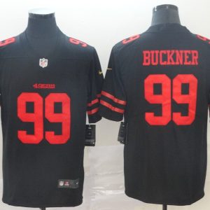 Nike San Francisco 49ers #99 Buckner Black Vapor Untouchable Limited Jersey