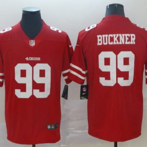 Nike San Francisco 49ers #99 Buckner Red Vapor Untouchable Limited Jersey