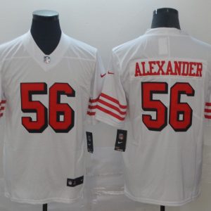 Nike San Francisco 49ers #56 Kwon Alexander White Color Rush Limited Jersey