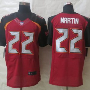New Nike Tampa Bay Buccaneers 22 Martin Red Elite Jerseys